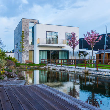 Hainer Mühle Gartenansicht